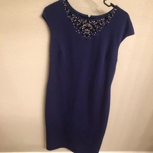 Maggy London blue midi dress from Nordstrom